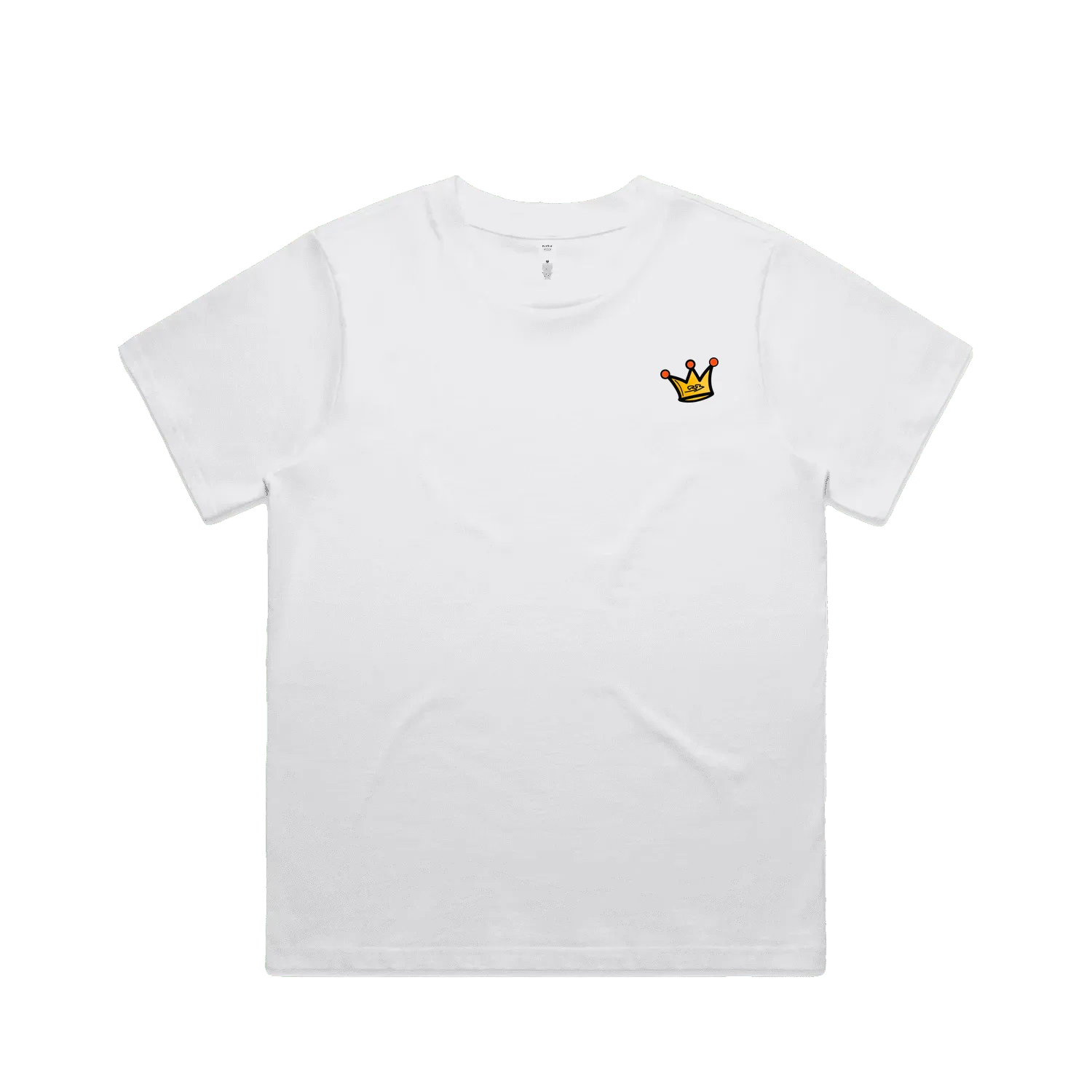 White front flat lay