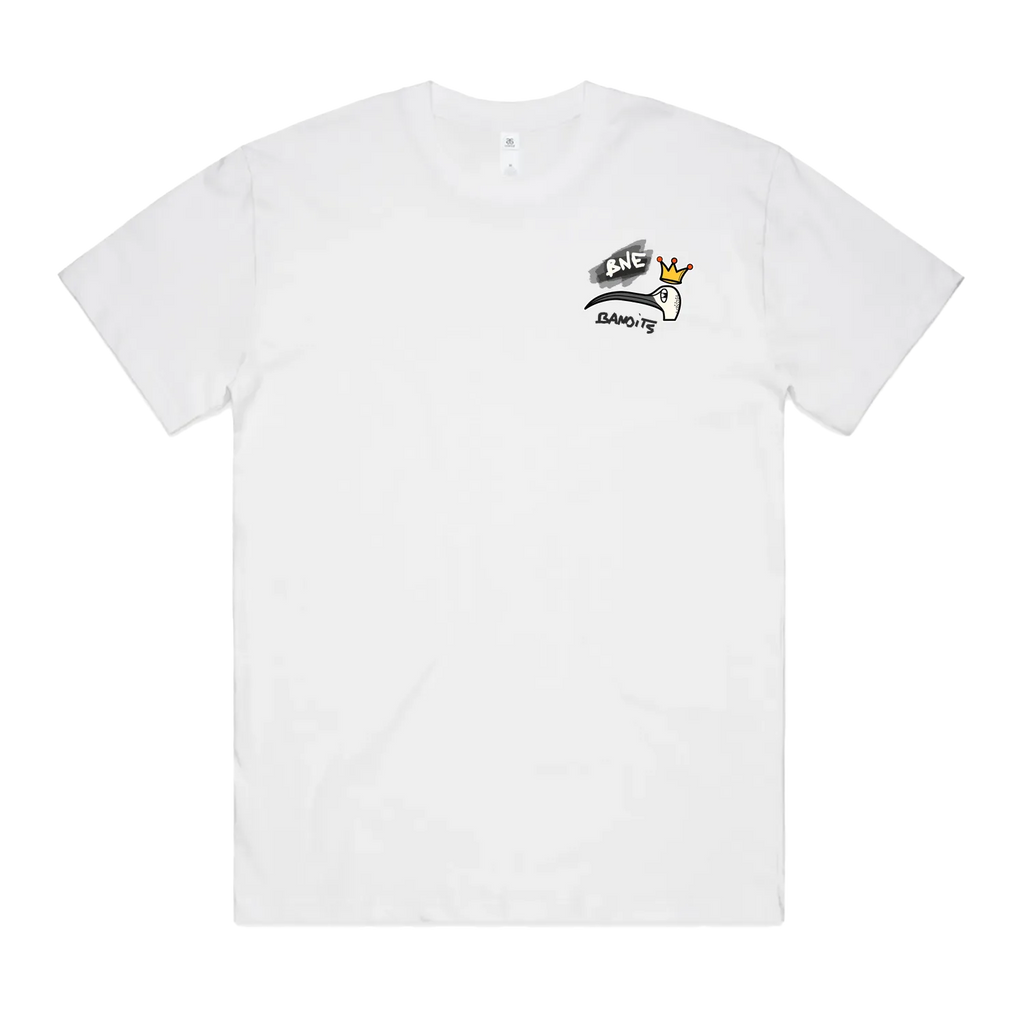 White front flat lay